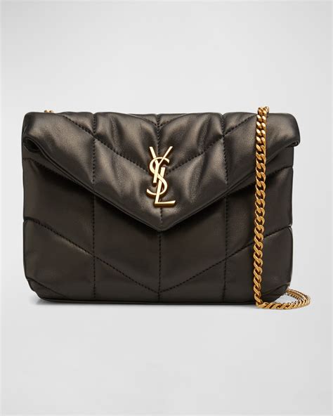 Saint Laurent Lou Toy YSL Puffer Crossbody Bag in .